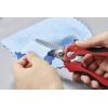 TOOLCRAFT TO-9625917 univerzální nůžky 205 mm červená, černá
