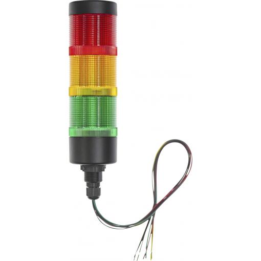 TRU COMPONENTS signální sloupek TC-12835340 TC-HBJD-55A-D/3/RYG/24V/IP65 LED červená, žlutá, zelená 1 ks