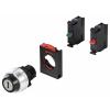 TRU COMPONENTS TC-12835264 ONPOW26BK-Y/21 uzamykatelný spínač - čelní prvek otočný přepínač černá 2 x 90 ° 1 ks