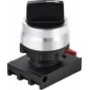 TRU COMPONENTS TC-12835256 ONPOW26BK-X/21 přepínač - čelní prvek otočný přepínač černá 2 x 90 ° 1 ks
