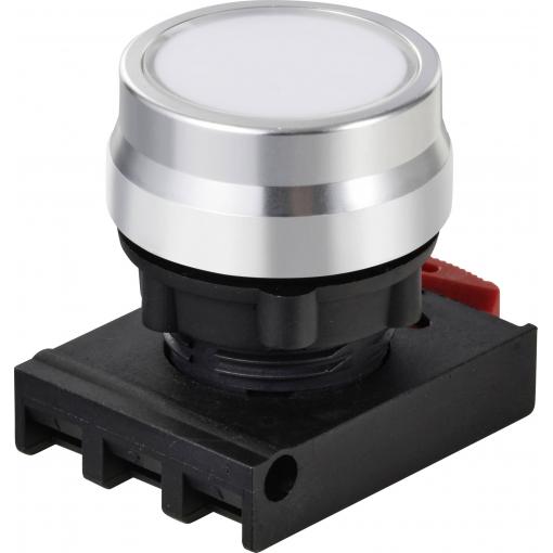 TRU COMPONENTS TC-12835232 ONPOW26BK-W tlačítko - čelní prvek tlačítko bílá 1 ks