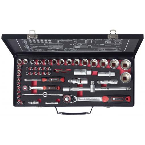 TOOLCRAFT TO-9626409 sada s ráčnou 1/4 (6,3 mm), 1/2 Vnější délka44.5 cm