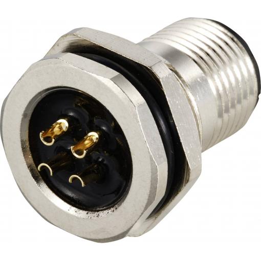 TRU COMPONENTS Vestavná zástrčka pro čidlo/aktuátor, TC-12833064, piny: 4, 1 ks
