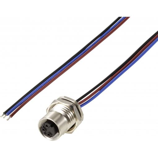 TRU COMPONENTS Vestavná zásuvka pro čidlo/aktuátor, TC-12833056, piny: 3, 0.5 m, 1 ks
