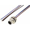 TRU COMPONENTS Vestavná zástrčka pro čidlo/aktuátor, TC-12833040, piny: 4, 0.5 m, 1 ks