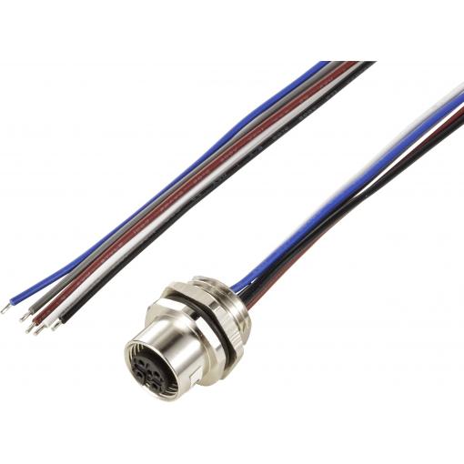 TRU COMPONENTS Vestavná zásuvka pro čidlo/aktuátor, TC-12833044, piny: 5, 0.5 m, 1 ks