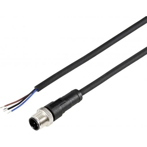TRU COMPONENTS připojovací kabel pro senzory - aktory, TC-12833024, piny: 4, 5 m, 1 ks