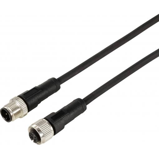 TRU COMPONENTS Prodlužovací kabel pro čidlo/aktuátor, TC-12833008, piny: 4, 2 m, 1 ks