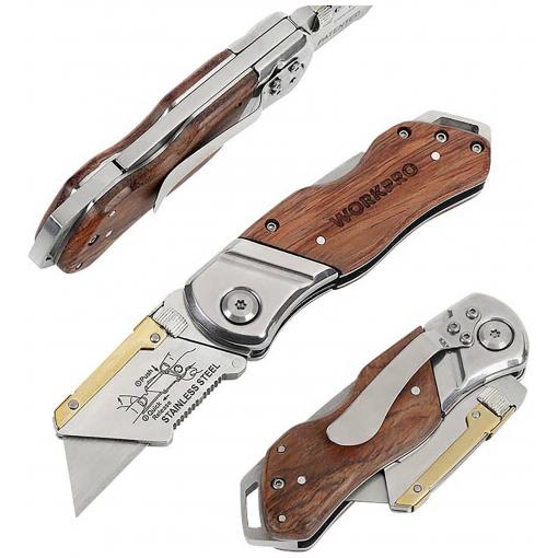 WorkPro WP211014 WorkPro skládací univerzální nůž 1 ks
