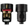 Sygonix SY-6629384 zásuvka polypropylen (PP) 250 V/AC černá