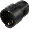 Sygonix SY-6629384 zásuvka polypropylen (PP) 250 V/AC černá