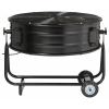 Sygonix podlahový ventilátor 330 W (Ø x v) 745 mm x 776 mm černá natáčecí