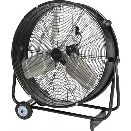 Sygonix podlahový ventilátor 330 W (Ø x v) 745 mm x 776 mm černá natáčecí