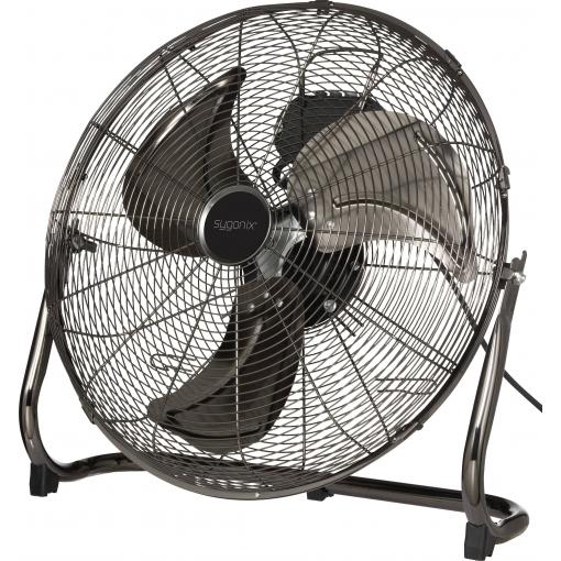Sygonix podlahový ventilátor 120 W (Ø x v) 540 mm x 540 mm černá