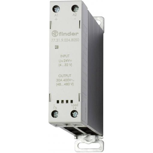 Finder polovodičové relé 77.31.9.024.8050-5 30 A Spínací napětí (max.): 480 V/AC spínání při nulovém napětí 1 ks