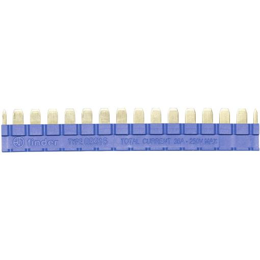 hřebenové přemostění 093.16-10 250 V/AC Pólů: 16 modrá 1 ks Finder 093.16 Tray