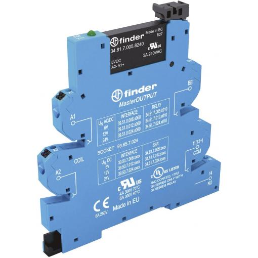 Finder polovodičové relé 39.50.8.230.9024-10 2 A Spínací napětí (max.): 24 V/DC 1 ks
