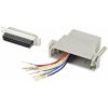TRU COMPONENTS D-SUB adaptér D-SUB zástrčka 25pólová - RJ45 zásuvka 1 ks