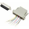 TRU COMPONENTS D-SUB adaptér D-SUB zástrčka 25pólová - RJ45 zásuvka 1 ks