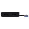 Renkforce RF-6418198 USB-C® / HDMI adaptér [1x USB A, USB-C® - 2x HDMI®] šedá 4K UHD 15 cm