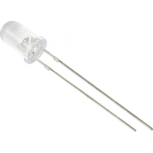 TRU COMPONENTS LED s vývody teplá bílá kulatý 5 mm 70000 mcd 15 °