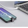 Renkforce USB3®, USB-C® adaptér [1x USB-C® zástrčka - 1x USB-C® zásuvka] RF-3802674 8K UHD, Zásuvka úhlová, otočená o 180°
