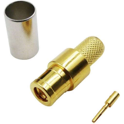 TRU COMPONENTS 5972596 SMB reverzní konektor zástrčka, rovná 50 Ω 1 ks