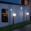 Steinel 055486 LED AUSSENLEUCHTE GL 80 SC SI venkovní nástěnné LED osvětlení s PIR detektorem LED žádná 9.1 W stříbrná