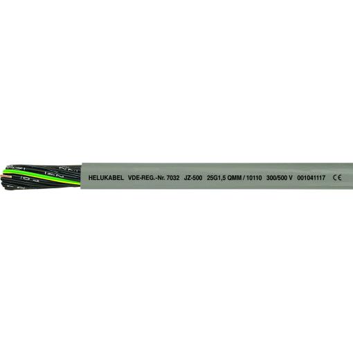 HELU JZ-500 10146-500 řídicí kabel 12 G 4 mm², 500 m, šedá (RAL 7001)