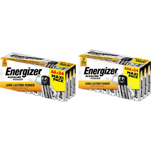 Energizer sada baterií AAA, AA 48 ks