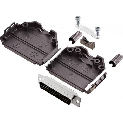 encitech DPPK25-BK-HDP44-K 6355-0011-03 sada D-SUB kolíkové lišty 180 ° Pólů: 44 pájecí kalíšek 1 sada
