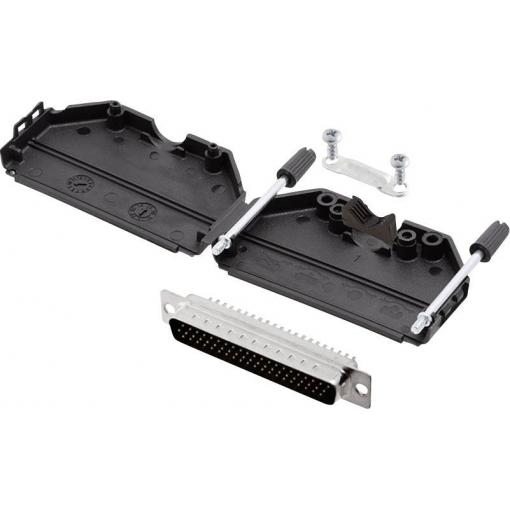 encitech DPPK37-BK-HDP62-K 6355-0011-04 sada D-SUB kolíkové lišty 180 ° Pólů: 62 pájecí kalíšek 1 sada