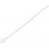 TRU COMPONENTS TC-13030676, TC-WM-115-3.6-N, stahovací pásky, 3.6 mm, 155 mm, přírodní, s křídlovým uzávěrem, chemická odolnost, 100 ks