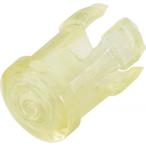 TRU COMPONENTS TC-13030648 krytka světla žlutá, transparentní Vhodný pro (LED) LED 3 mm