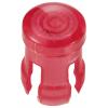 TRU COMPONENTS TC-13030644 krytka světla červená, transparentní Vhodný pro (LED) LED 3 mm