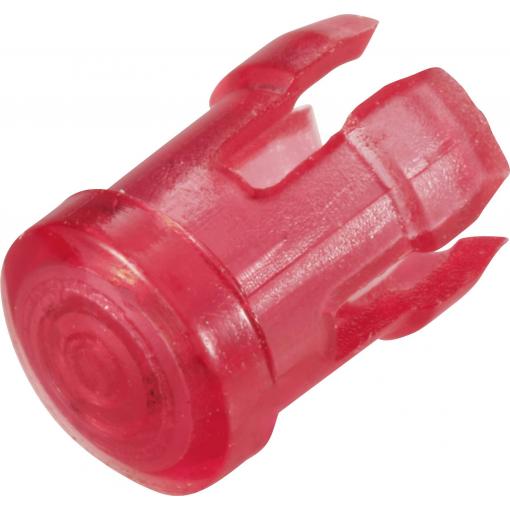 TRU COMPONENTS TC-13030644 krytka světla červená, transparentní Vhodný pro (LED) LED 3 mm