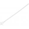 TRU COMPONENTS TC-13030688, TC-WM-200-4.8-N, stahovací pásky, 4.8 mm, 200 mm, přírodní, s křídlovým uzávěrem, chemická odolnost, 100 ks