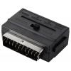 SpeaKa Professional SP-13442696 cinch / SCART adaptér [3x cinch zásuvka - 1x SCART zástrčka] černá s vypínačem