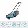 GARDENA EasyMax 32/18V Ready-To-Use akumulátor Akumulátorová sekačka s nastavením výšky sečení 18 V šířka sekání 32 cm