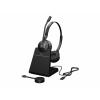 Jabra Engage 55 SE Stereo Link400c MS Headset otevřená (On Ear) DECT, kabelová stereo černá Potlačení hluku Vypnutí zvuku mikrofonu