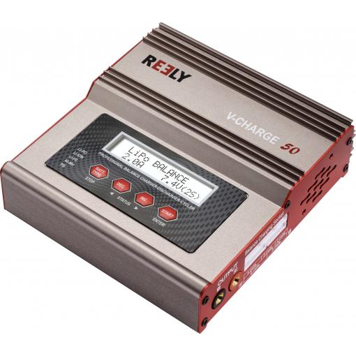 Reely V-Charge 50 modelářská multifunkční nabíječka, 12 V, 230 V, 7 A, Li-Ion, LiFePO , Li-Pol, NiCd, NiMH, pro olověné akumulátory