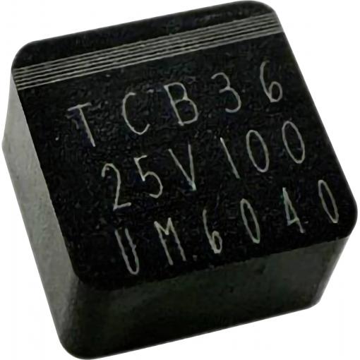 TRU COMPONENTS elektrolytický kondenzátor SMD 0603 100 µF 25 V 20 % (d x š x v) 6.5 x 6.5 x 3.0 mm 1 ks