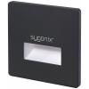 Sygonix SY-6179432 LED vestavné nástěnné svítidlo 1.2 W LED černá