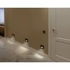 Sygonix SY-6179432 LED vestavné nástěnné svítidlo 1.2 W LED černá