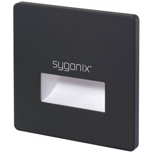 Sygonix SY-6179432 LED vestavné nástěnné svítidlo 1.2 W LED černá
