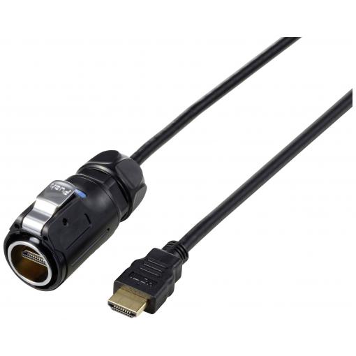 TRU COMPONENTS TC-12770472 adaptér černá 1 m