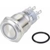 TRU COMPONENTS, TC-13471352 tlačítkový spínač antivandal, 20 mm, 250 V/AC, 3 A, 1 ks