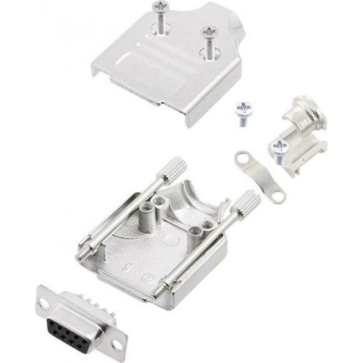 encitech MHDM-09-DMS-K 6355-0006-11 sada D-SUB zásuvková lišta 180 ° Pólů: 9 pájecí kalíšek 1 sada