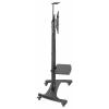 SpeaKa Professional SP-TVC-710 TV kolečkový vozík 81,3 cm (32) - 190,5 cm (75) podlahový stojan, nastavitelná výška, nakláněcí, odkládací místo na notebook