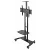 SpeaKa Professional SP-TVC-710 TV kolečkový vozík 81,3 cm (32) - 190,5 cm (75) podlahový stojan, nastavitelná výška, nakláněcí, odkládací místo na notebook